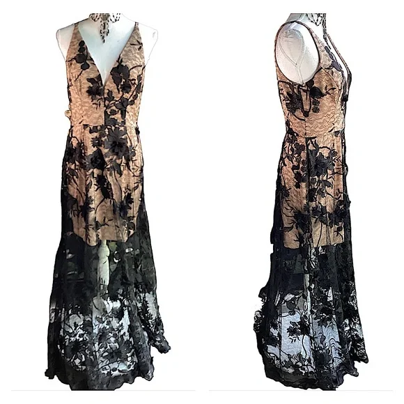 strapless open back dress Camden Gown – Dress the Population